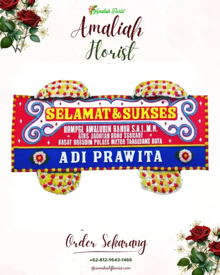 Papan Bunga Ucapan Selamat Cangkringsari